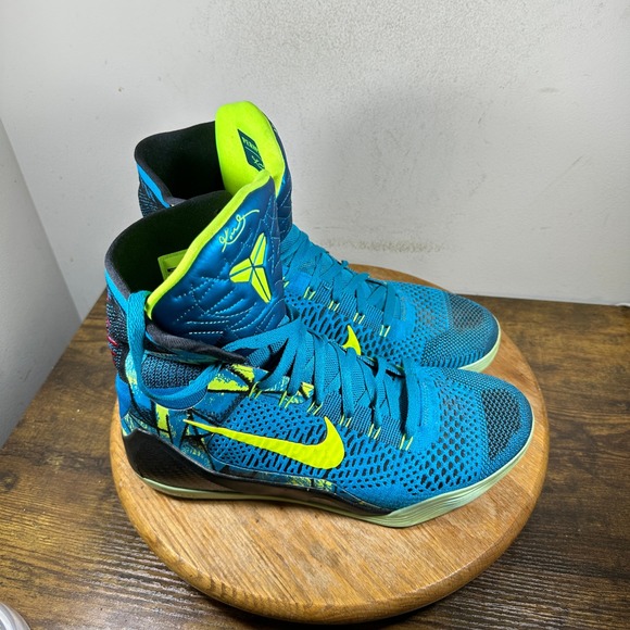 Nike Kobe 9 Elite Perspective 2014 Mens Sz 11.5 Hyper Jade Volt Shoes 630847-400